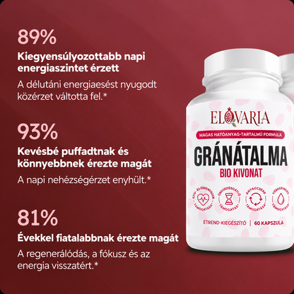 ELOVARIA – Gránátalma-kivonat kapszula