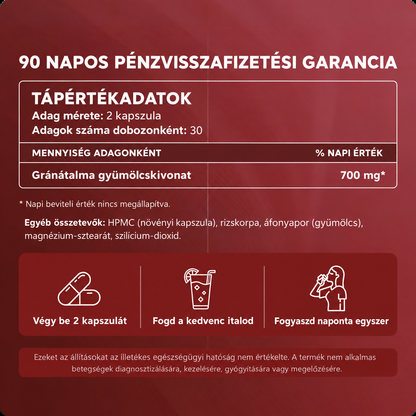ELOVARIA – Gránátalma-kivonat kapszula